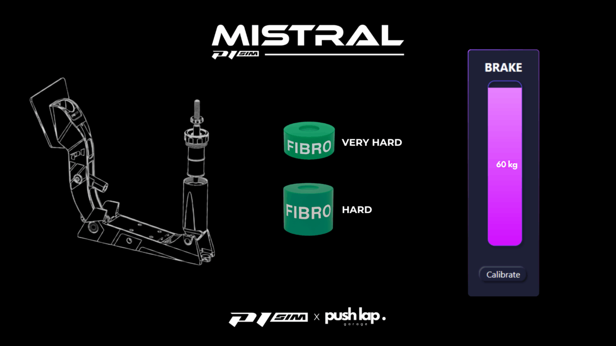 P1 SIM MISTRAL - Brake Rubbers - Calibration