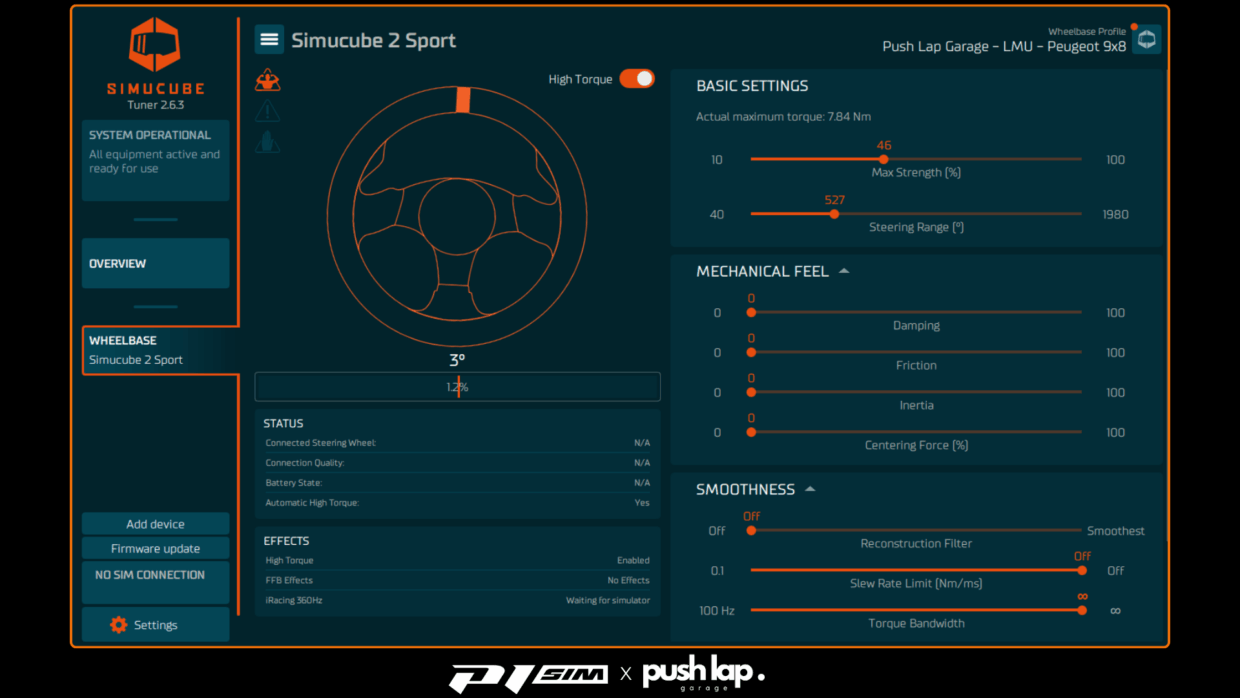 P1 SIM - SimuCube 2 Sport FFB