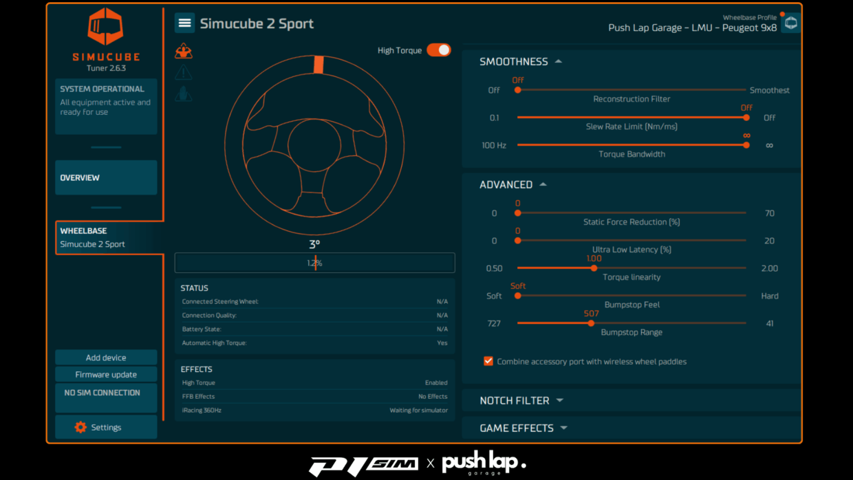 P1 SIM - SimuCube 2 Sport FFB