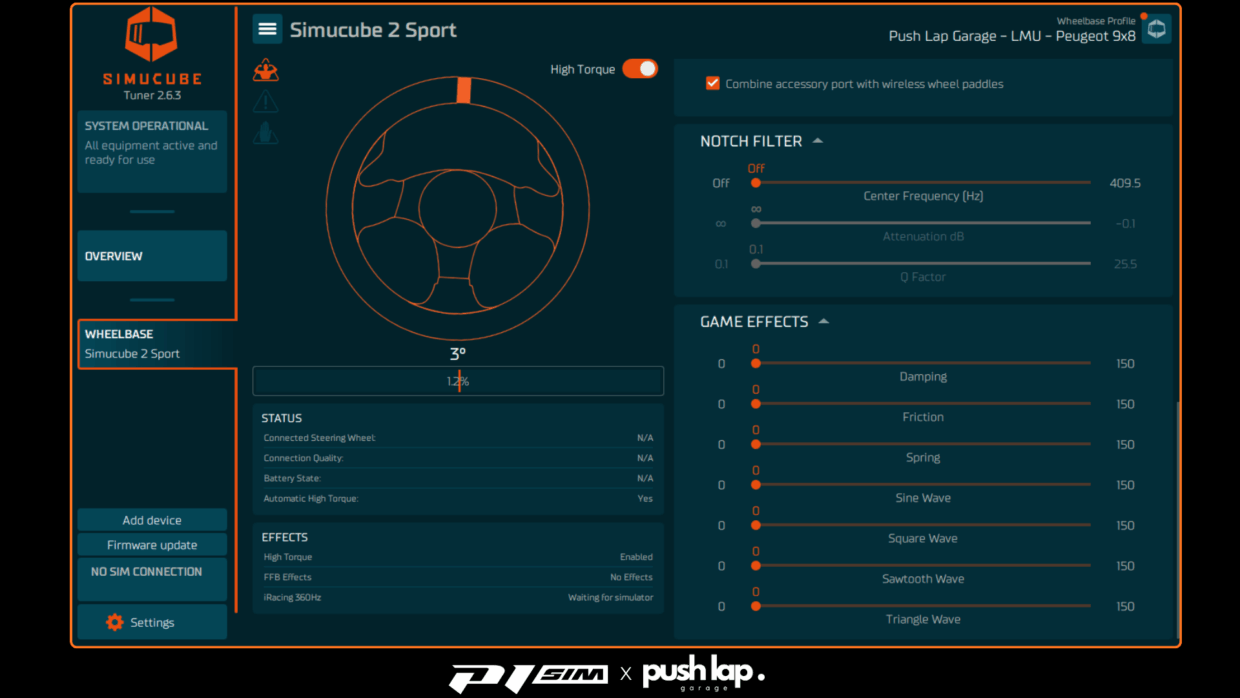 P1 SIM - SimuCube 2 Sport FFB