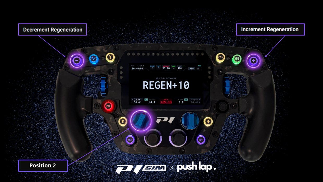 P1 SIM EAU ROUGE APEX - MULTIPLEXING - REGEN V2